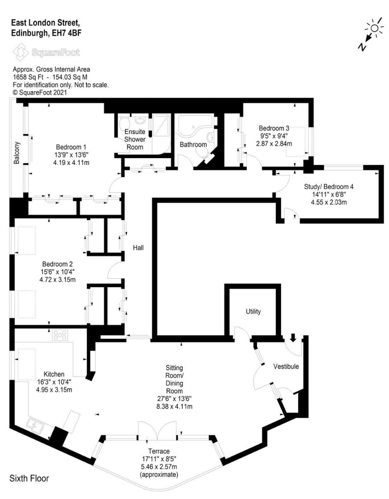 Edinburgh Penthouse 101 Apartment Luaran gambar
